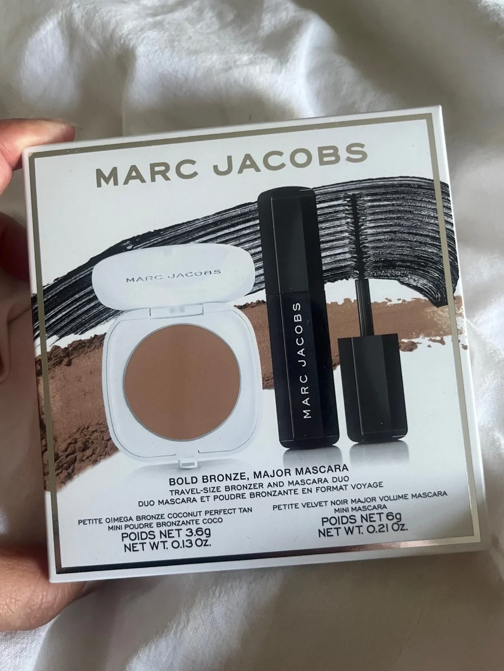 Marc Jacobs Bronzer Mascara Duo Travel Size Set NIB